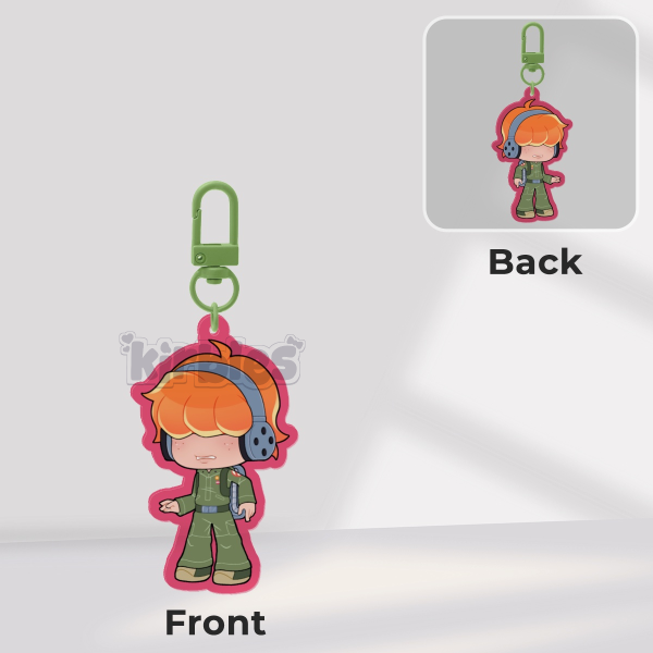 Briefers Brief Rock Coloured Acrylic Keychain