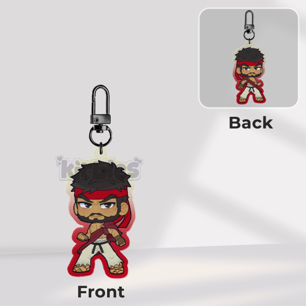 Ryu Coloured Acrylic Keychain