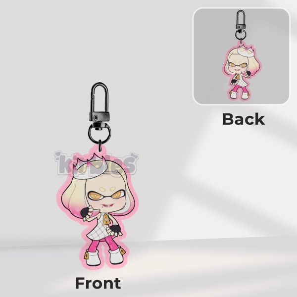 Off The Hook Pearl Coloured Acrylic Keychain