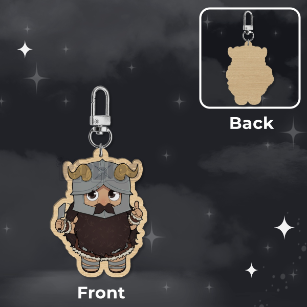 Senshi of Izganda Wooden Keychain 3.5mm