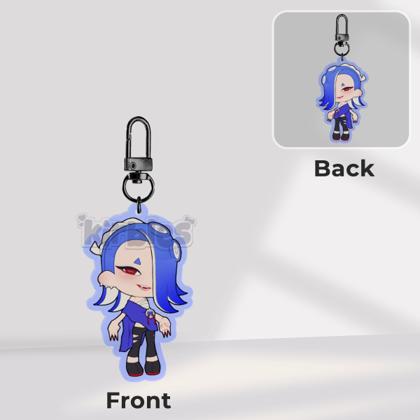 Deep Cut Shiver Coloured Acrylic Keychain 