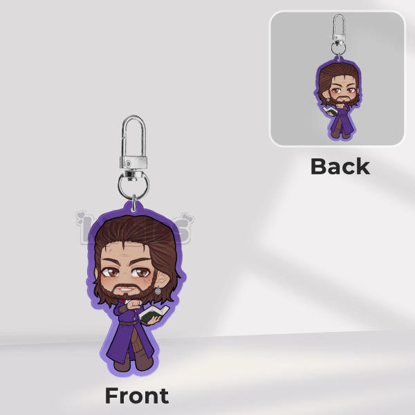 Gale Dekarios Coloured Acrylic Keychain 3.5mm