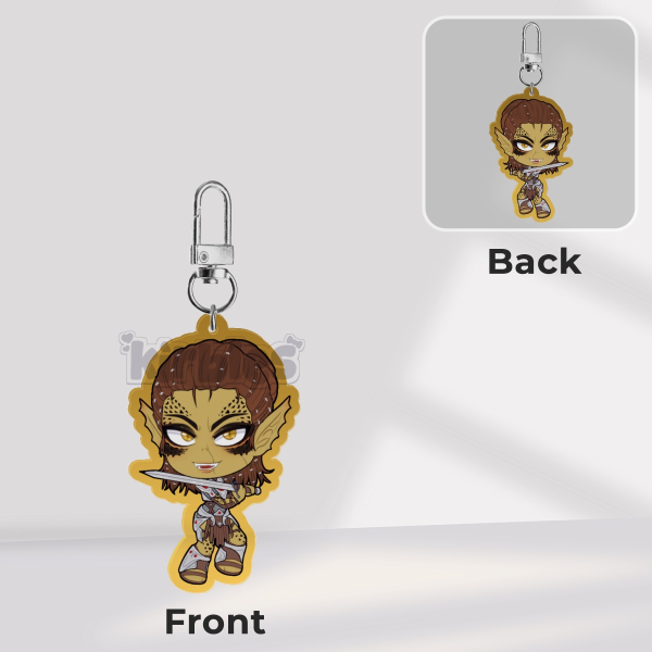 Lae'zel Coloured Acrylic Keychain 3.5mm