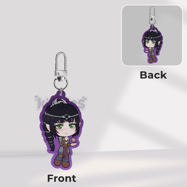 Shadowheart Coloured Acrylic Keychain 3.5mm