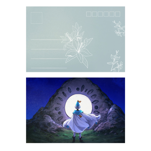 Qifrey Window Way Postcard / Witch hat Atelier