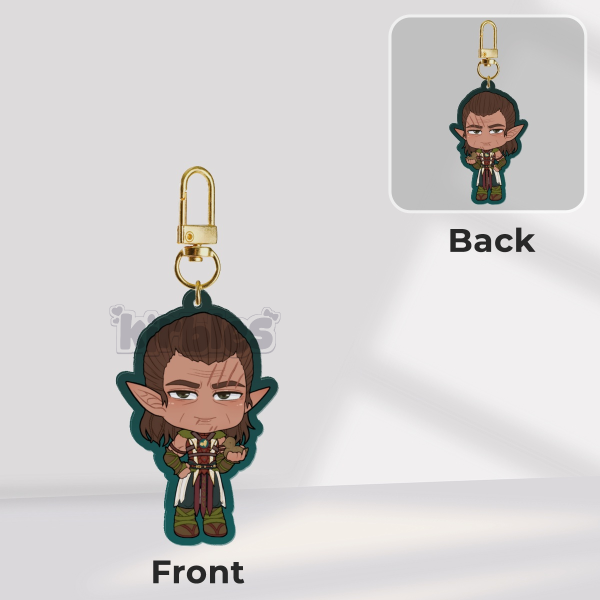 Halsin Coloured Acrylic Keychain 3.5mm