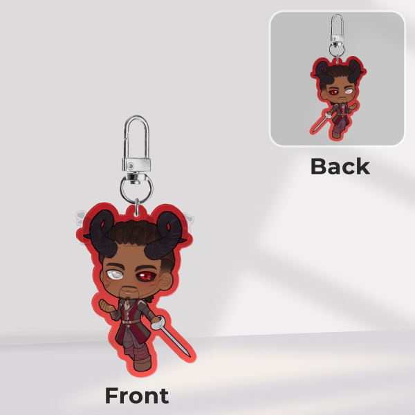 Wyll Ravengard Coloured Acrylic Keychain 3.5mm