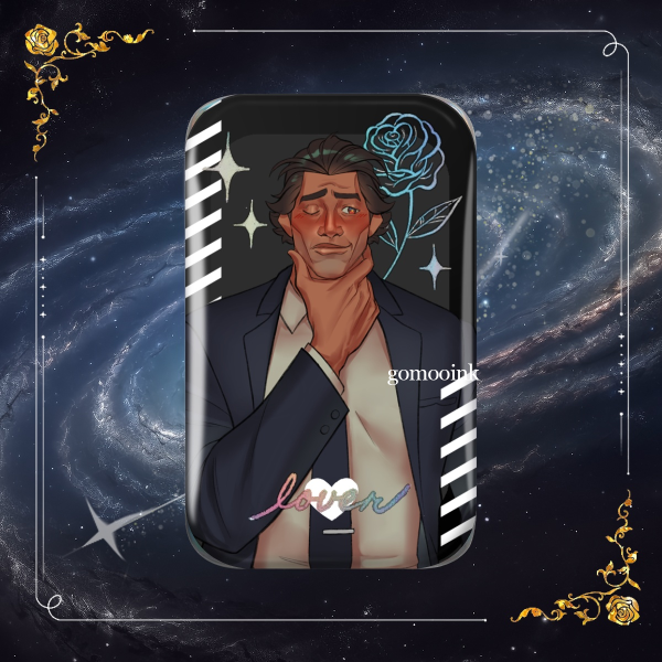 Fan Made Unofficial Future Arachnid Guy Confession Reaction Holographic Rectangular Badges