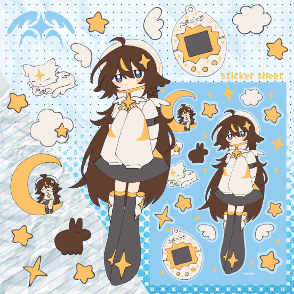 Fairyu Character Sticker Sheet