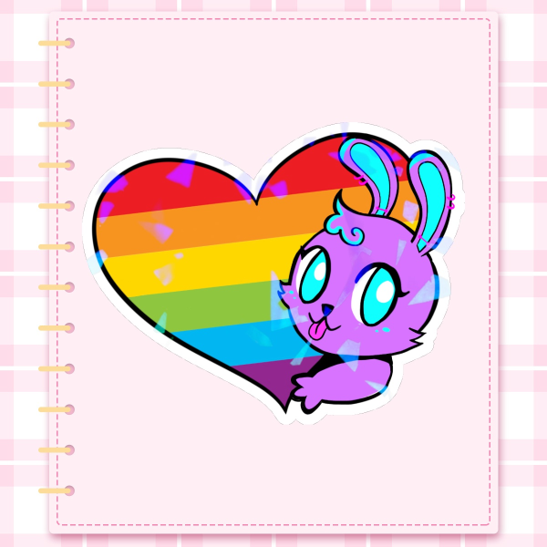Bunita Bunny "Gay Pride" Sticker