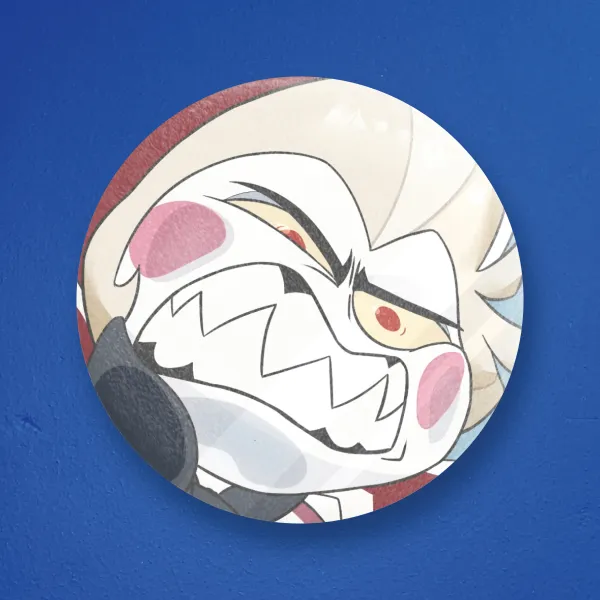 Trapped Lucifer Plush Badge