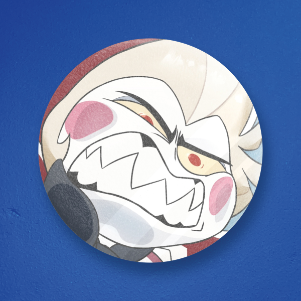 Trapped Lucifer Plush Badge