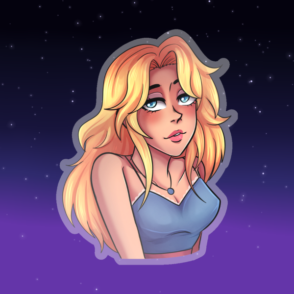 Haley - Stardew Valley - Clear Vinyl Die Cut Stickers