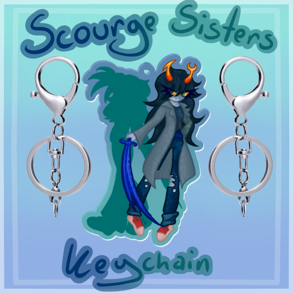 Scourge Sisters Acrylic Keychain