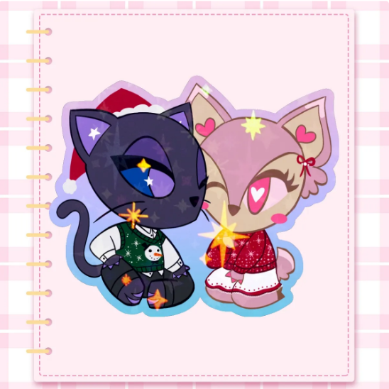Dear & Darling 2025 Holiday Star Holo Sticker