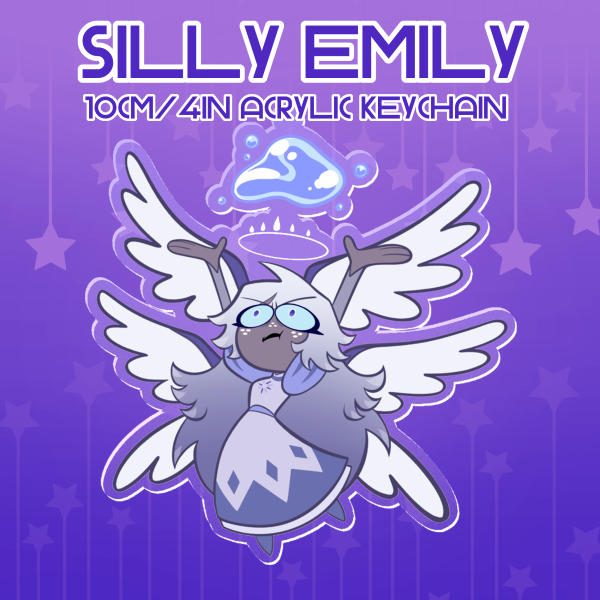 Silly Emily Acrylic Keychain [Hazbin Hotel]