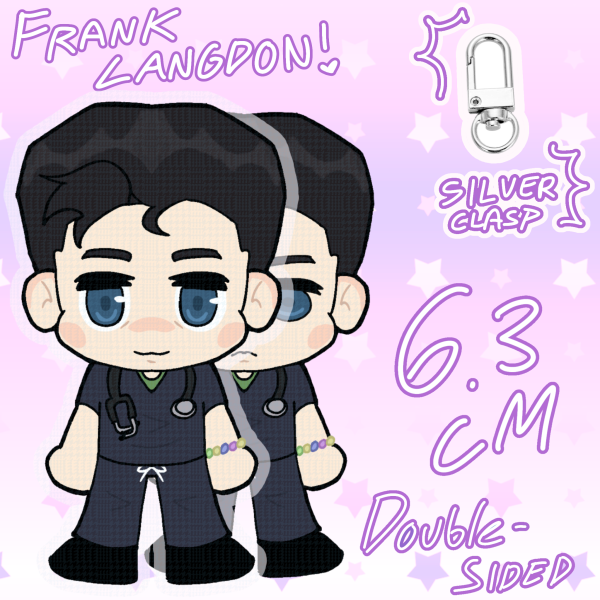Double-Sided Frank Langdon Acrylic Keychain