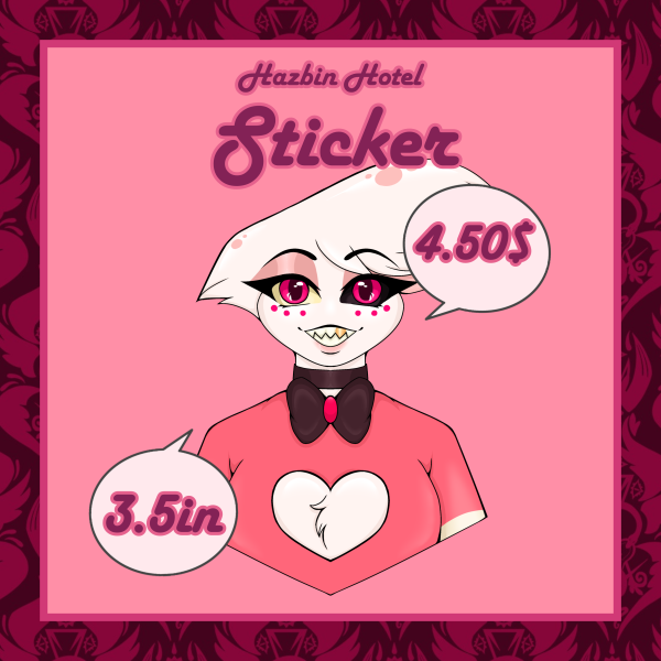 Sticker / Angel Dust / Hazbin Hotel