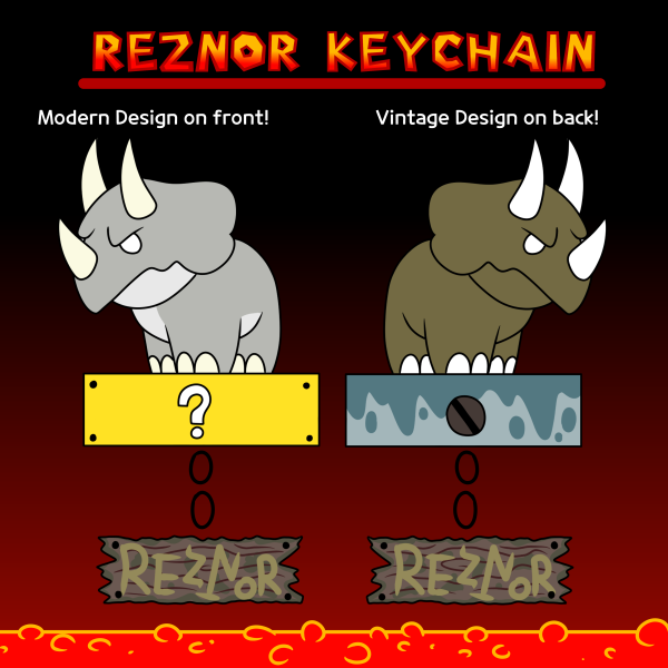 Reznor Connection Acrylic Keychains