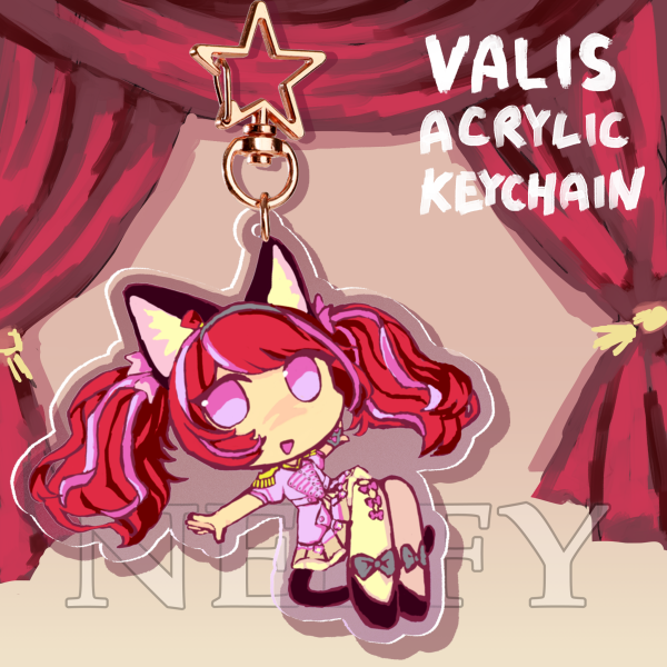VALIS NEFFY acrylic keychain