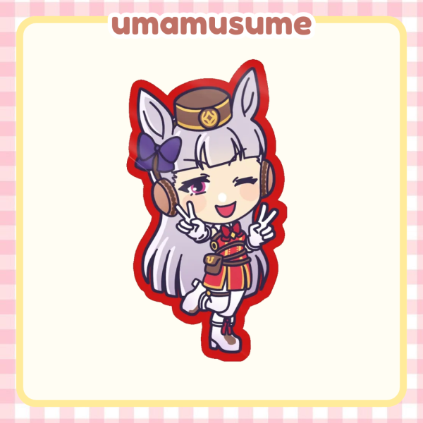 Gold Ship Die Cut Sticker