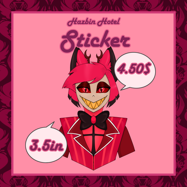 Sticker / Alastor / Hazbin Hotel