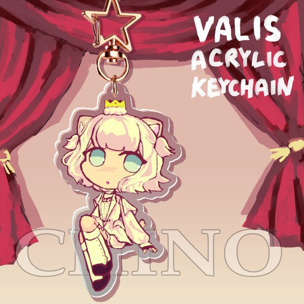 VALIS CHINO acrylic keychain