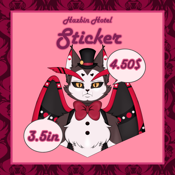 Sticker / Husk / Hazbin Hotel
