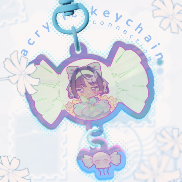 Sua BDay ଳ 5cm Connection Acrylic Keychains