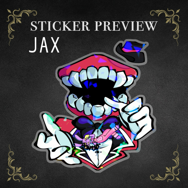 Cane and Jax BIG Clear PET Vinyl Die Cut Stickers