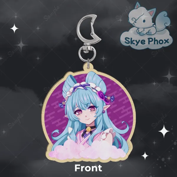 Yumemizuki Mizuki | Double-sided Wood Keychain