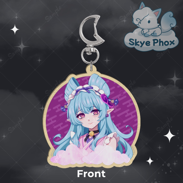 Yumemizuki Mizuki | Double-sided Wood Keychain