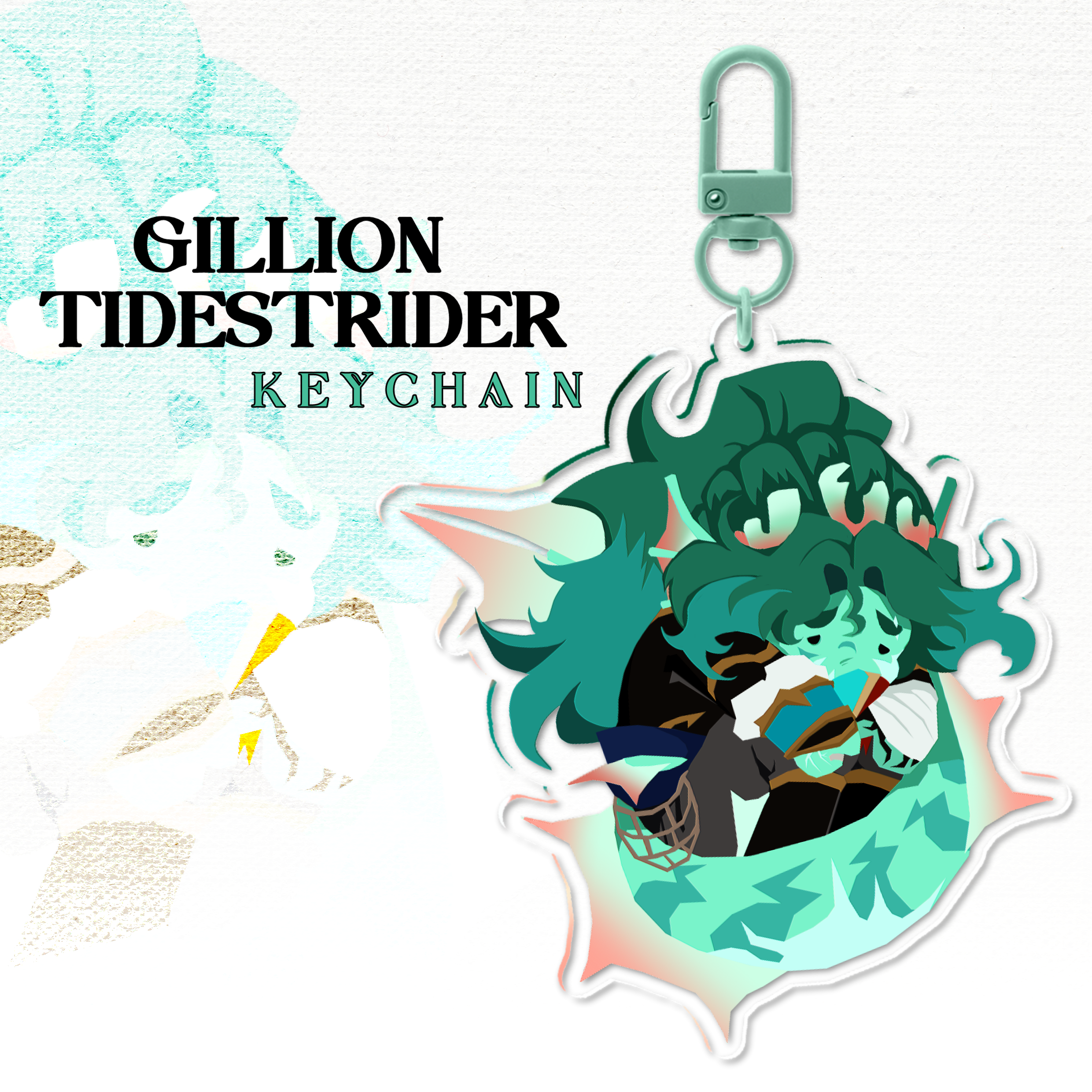 Little Gilly || Clear Acrylic Keychain