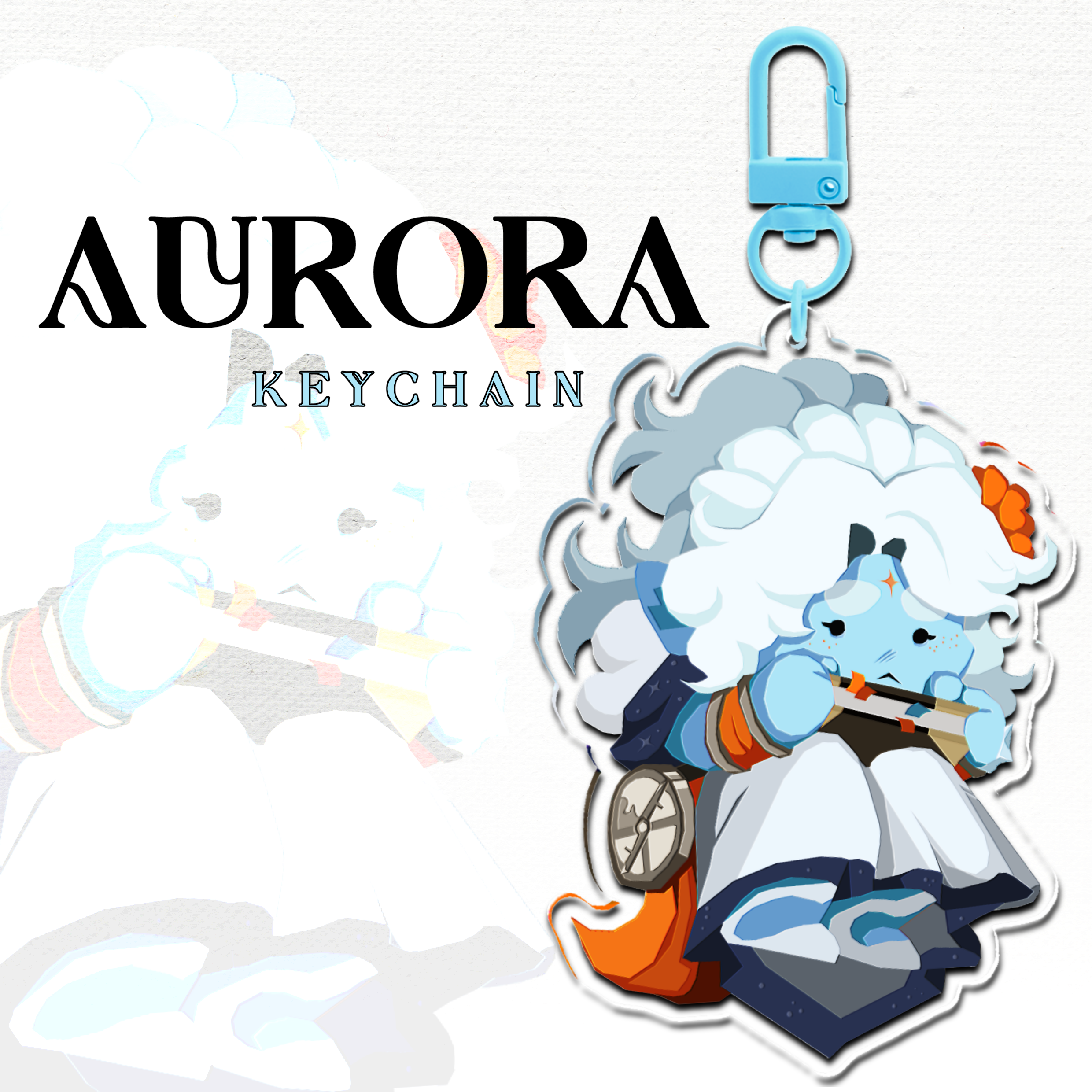 Little Aurora || Clear Acrylic Keychain