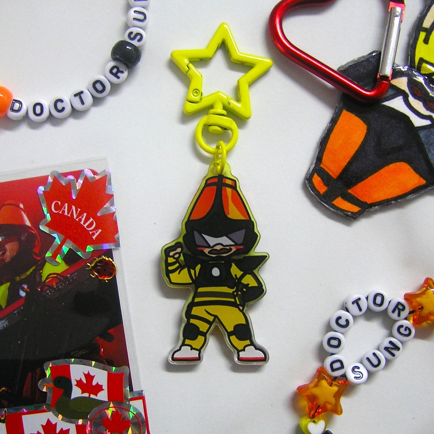 Doctor Sung (TWRP) | Acrylic Keychain (Yellow Gradient Edge)