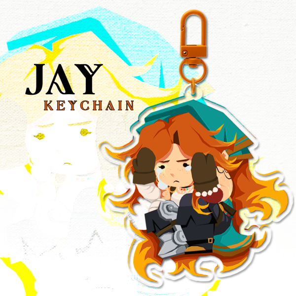 Little Jay || Clear Acrylic Keychain