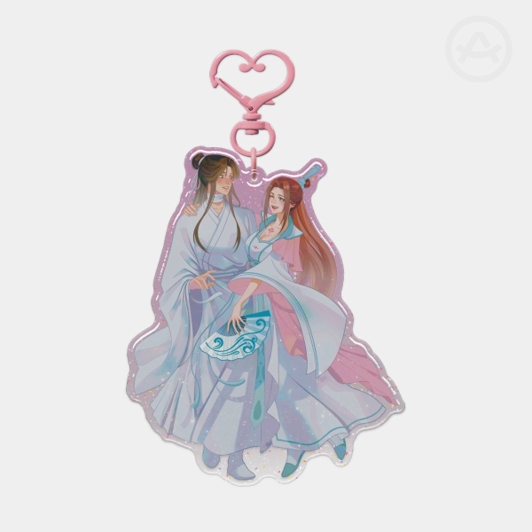 TGCF Epoxy Glitter Acrylic Keychain 81x100mm