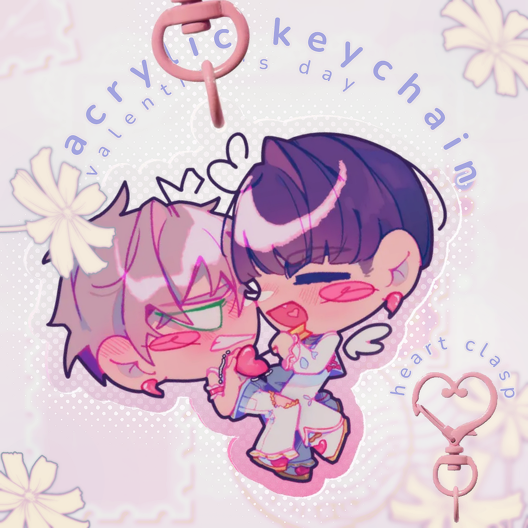 IvanTill Valentine's Day 𖹭 6cm Acrylic Keychain