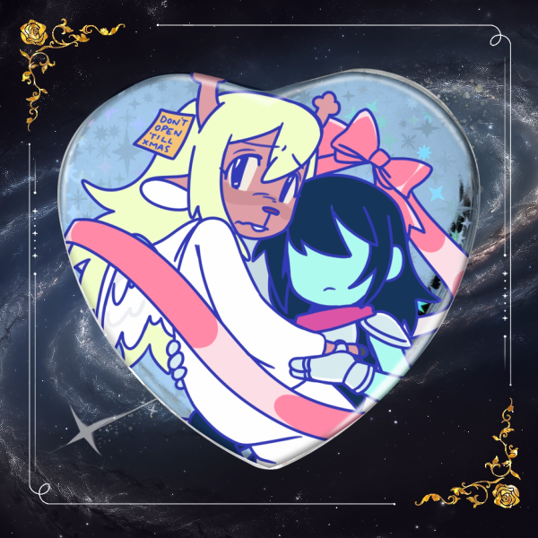 merry kriselle heart badge!