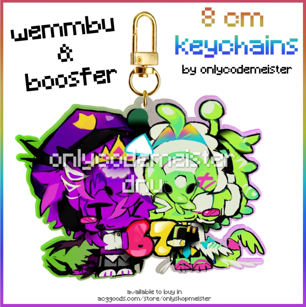 INVERSION DUO || wemmbu & boosfer keychain