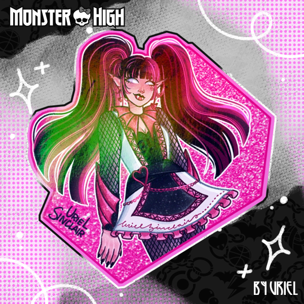 Draculaura from Monster High [Die Cut Stickers]