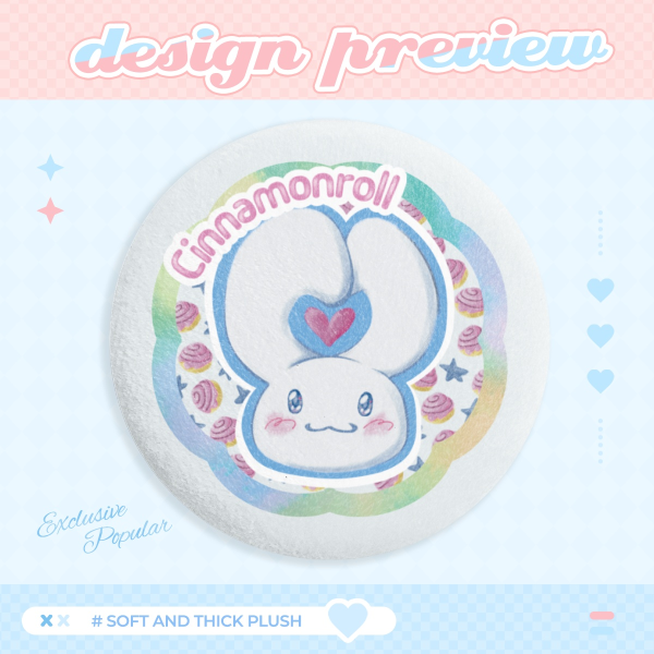 Cinamonroll Plush Badge