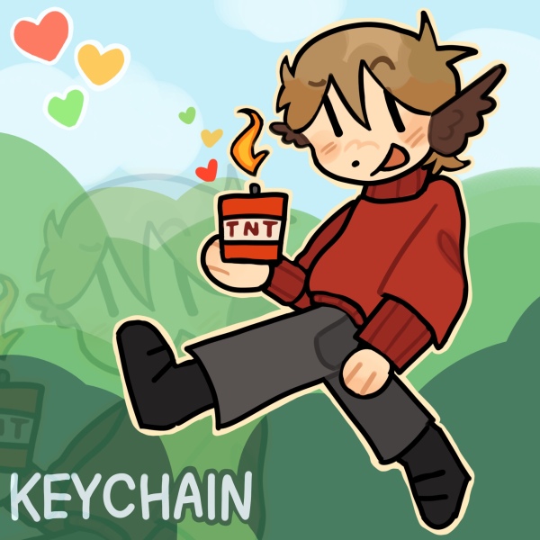 Life Series - Grian Epoxy Keychain