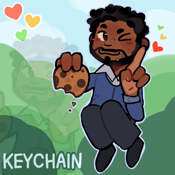 Life Series - Big B/Bigbst4tz2 Epoxy Keychain