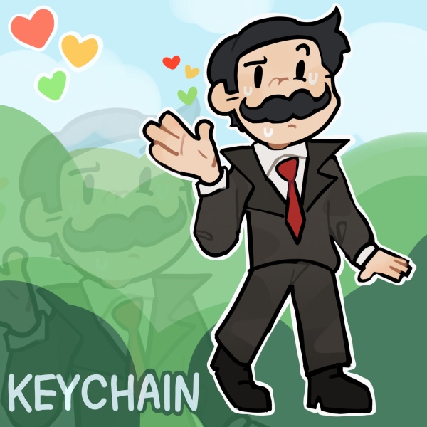 Life Series - Mumbo Jumbo Epoxy Keychain