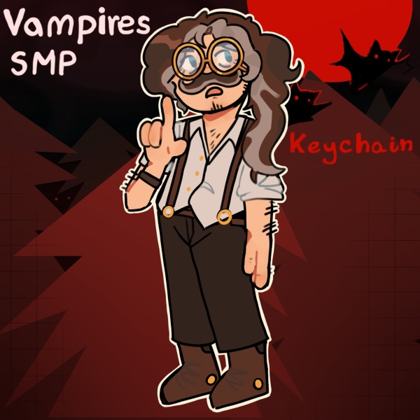 Vampires SMP - Renhardt Dogmourne Keychain