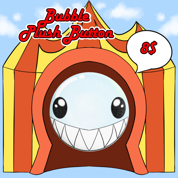 Bubble Plush Button / TADC