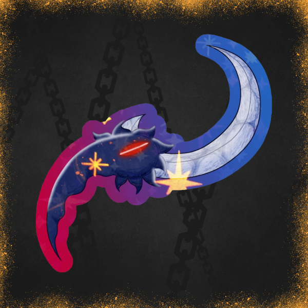 Scrying Sickle ~ Sticker