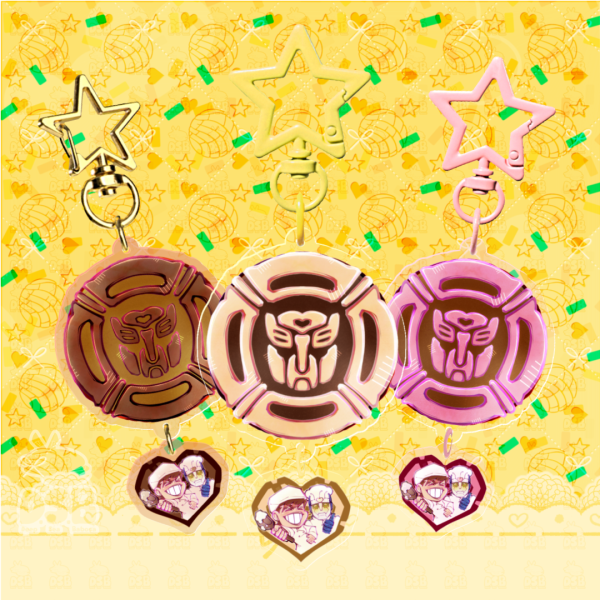 [Rescue Bots][Transformers] Sweet Vanilla badge ≡ Connection Acrylic Keychain