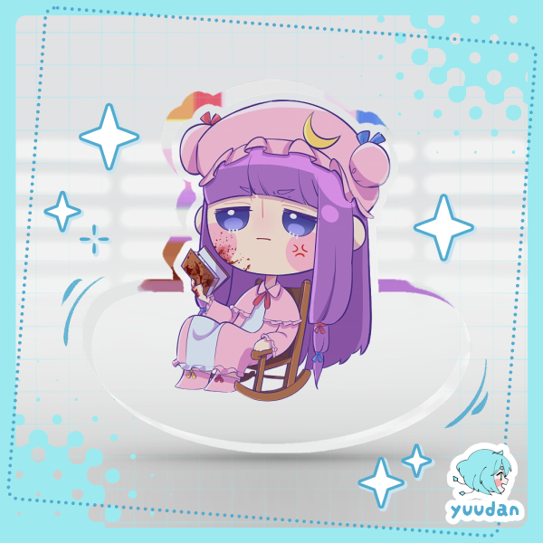 Angry Patchouli 6cm Shake Acrylic Stand (No Base) [Touhou Project/fanmerch]